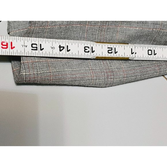 Washington Clothiers Wool Blend Plaid Blazer Size 40 Slim Gray - Picture 6 of 12
